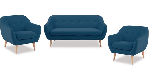 Alunda 2.5 Seater + Chairs x 2 Lounge Suite 